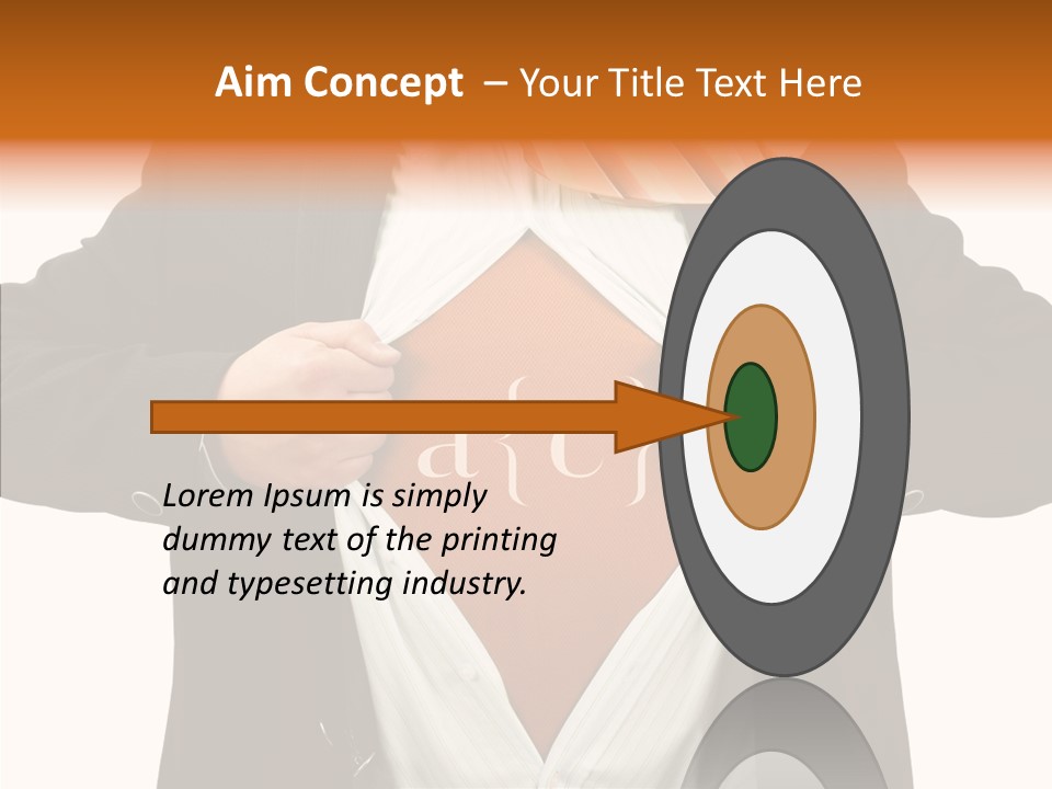 Senior  Human White Background PowerPoint Template