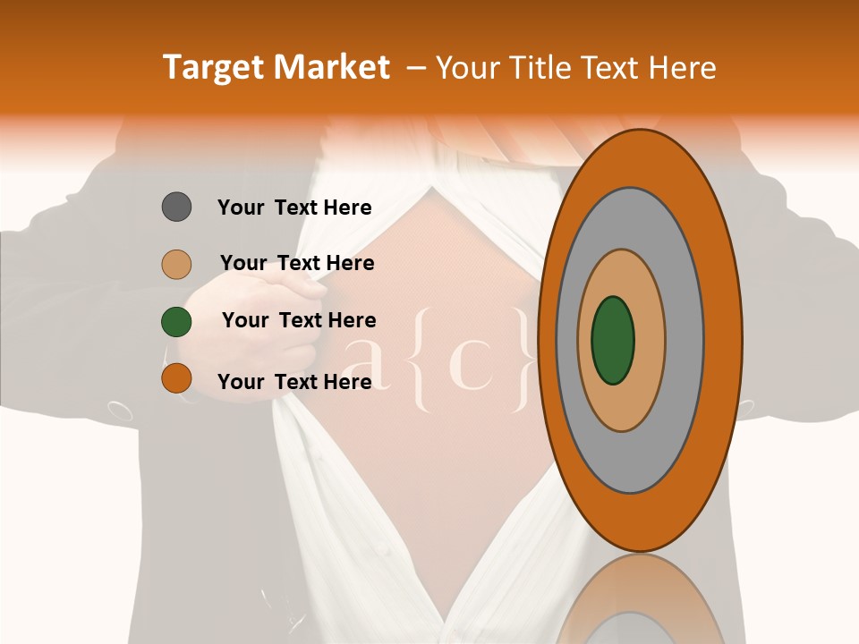 Senior  Human White Background PowerPoint Template