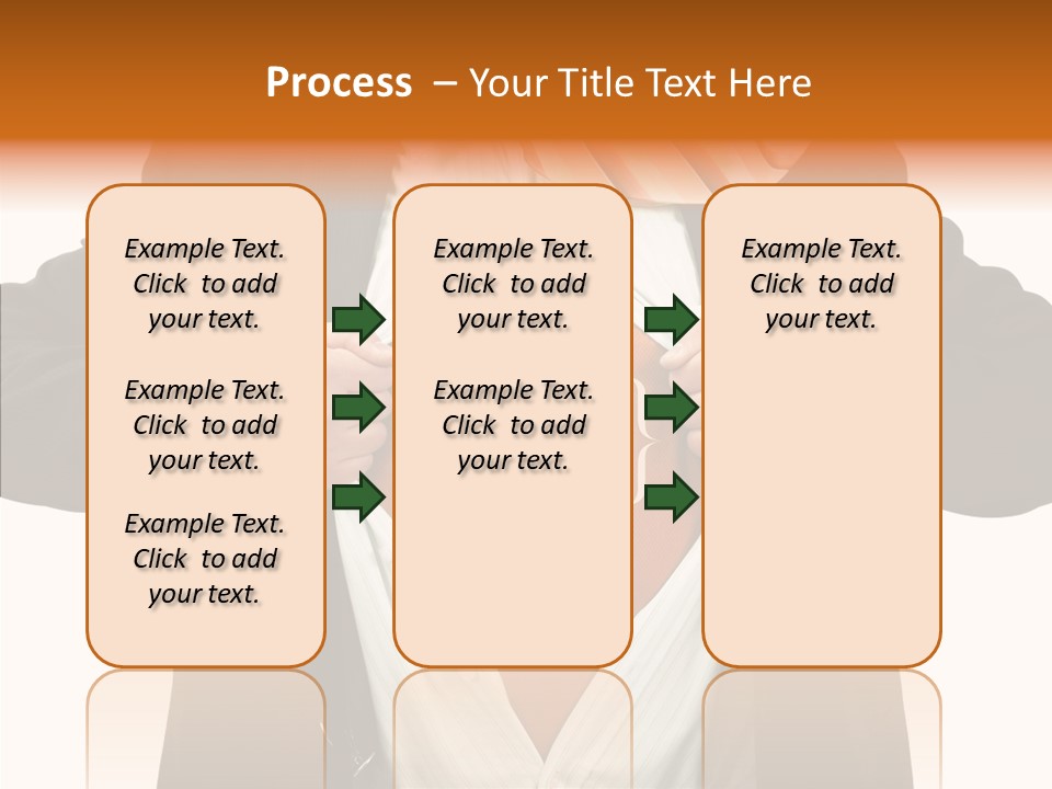 Senior  Human White Background PowerPoint Template
