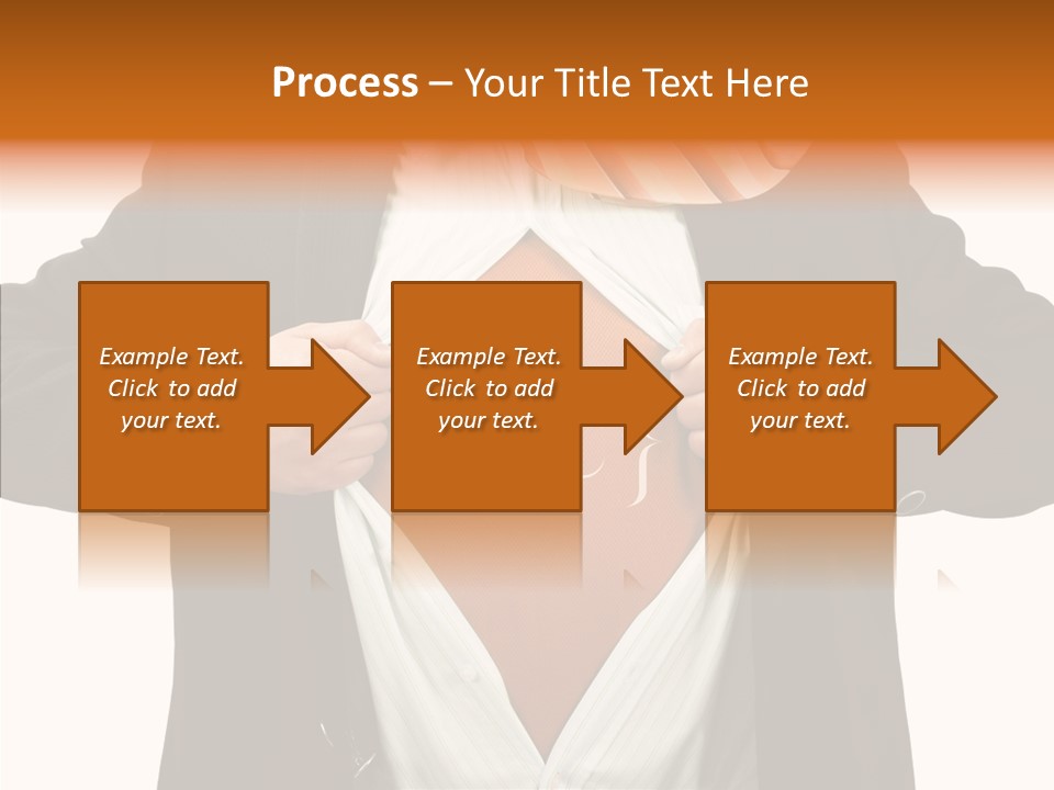 Senior  Human White Background PowerPoint Template