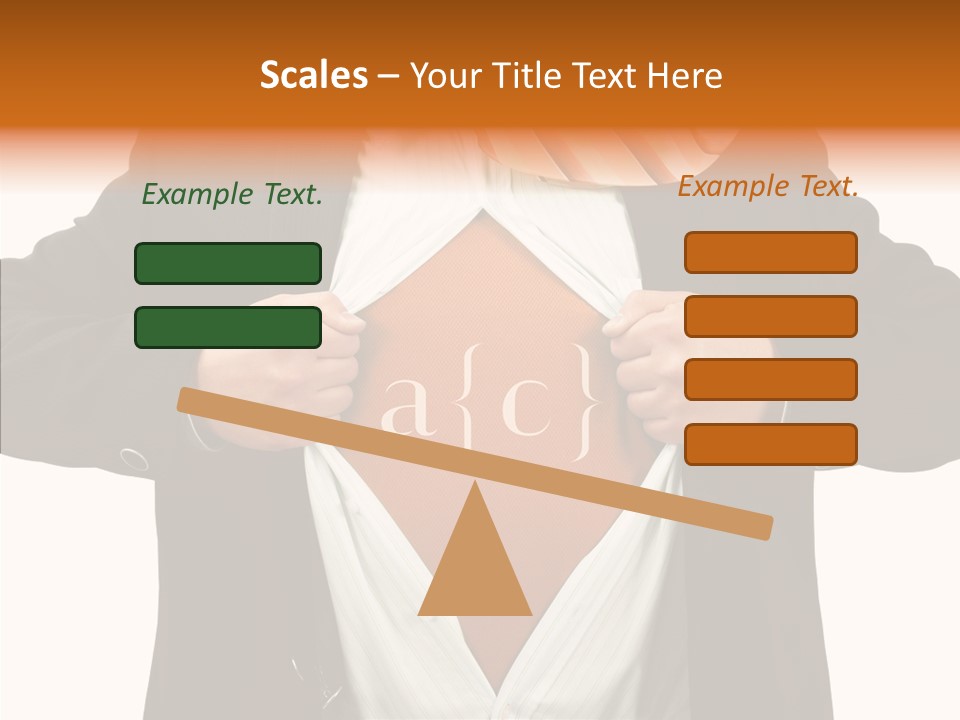 Senior  Human White Background PowerPoint Template