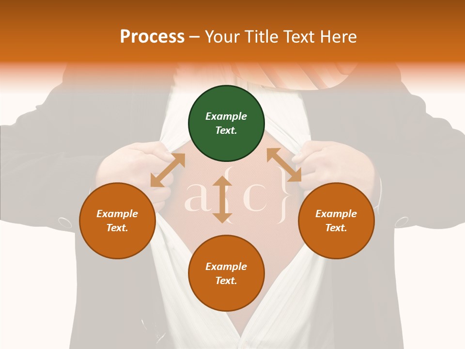 Senior  Human White Background PowerPoint Template