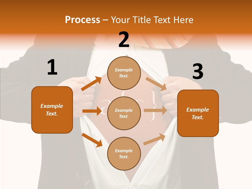Senior  Human White Background PowerPoint Template