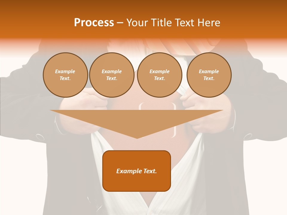 Senior  Human White Background PowerPoint Template