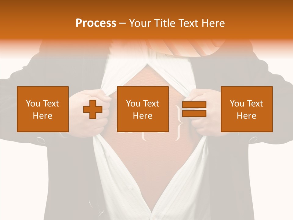 Senior  Human White Background PowerPoint Template