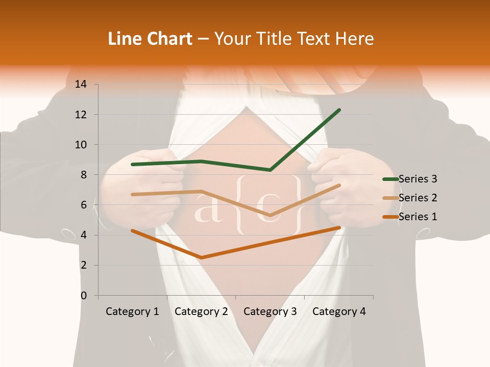 Senior  Human White Background PowerPoint Template