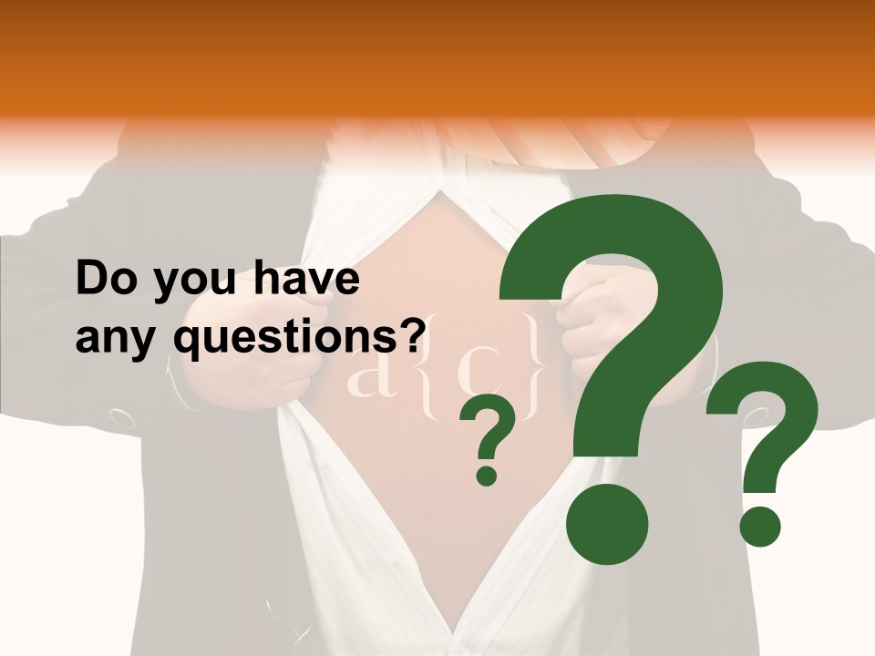 Senior  Human White Background PowerPoint Template