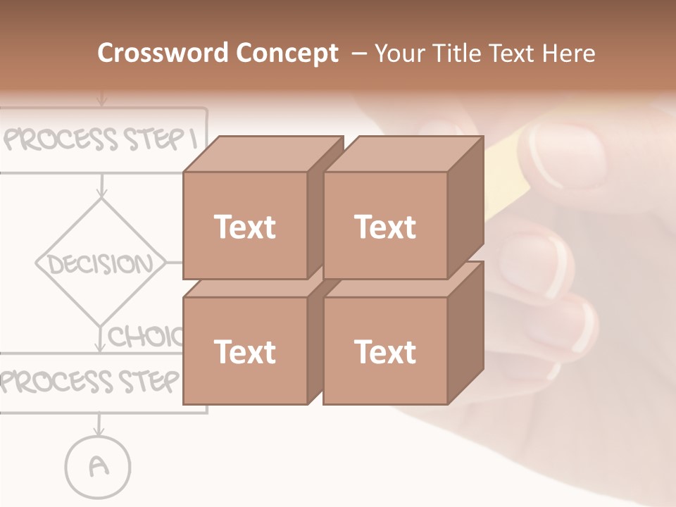 White Hand Holding Hands PowerPoint Template