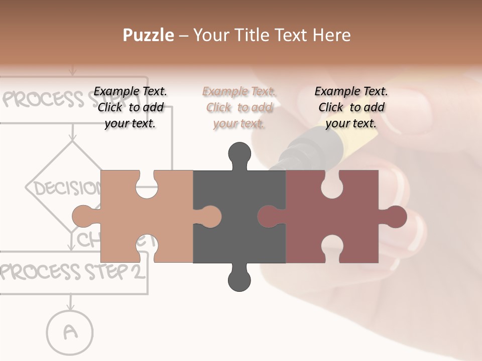 White Hand Holding Hands PowerPoint Template