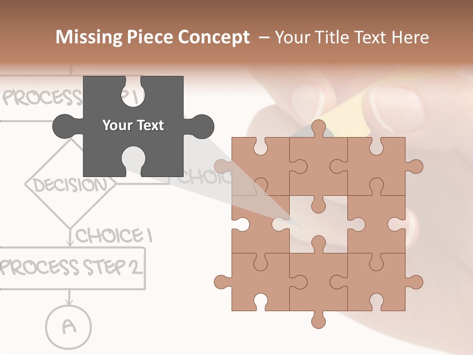 White Hand Holding Hands PowerPoint Template