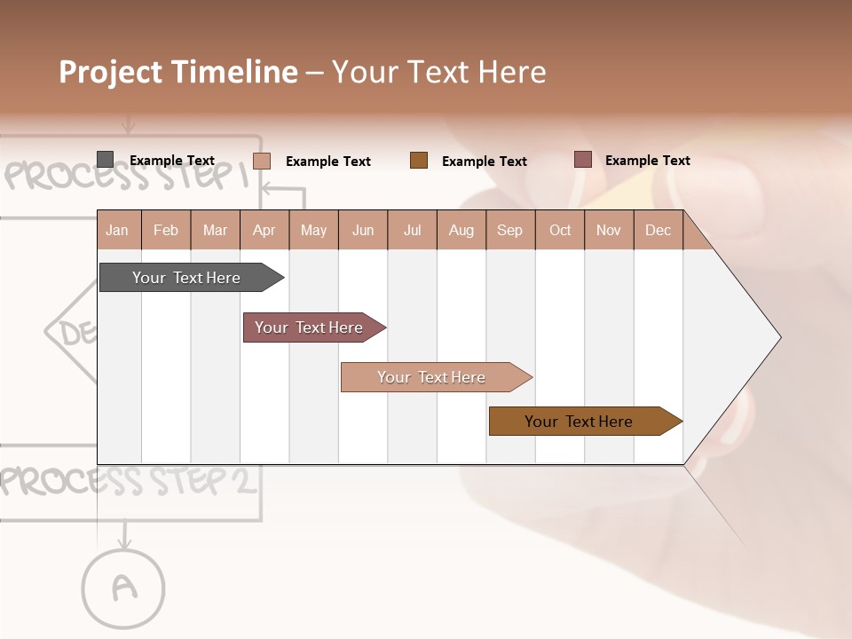 White Hand Holding Hands PowerPoint Template