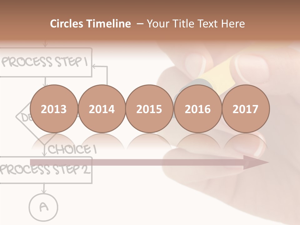 White Hand Holding Hands PowerPoint Template