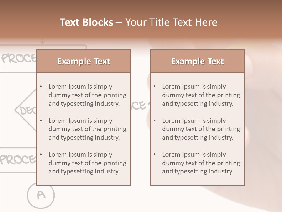 White Hand Holding Hands PowerPoint Template