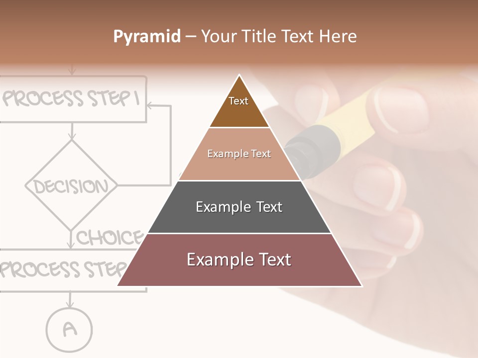 White Hand Holding Hands PowerPoint Template