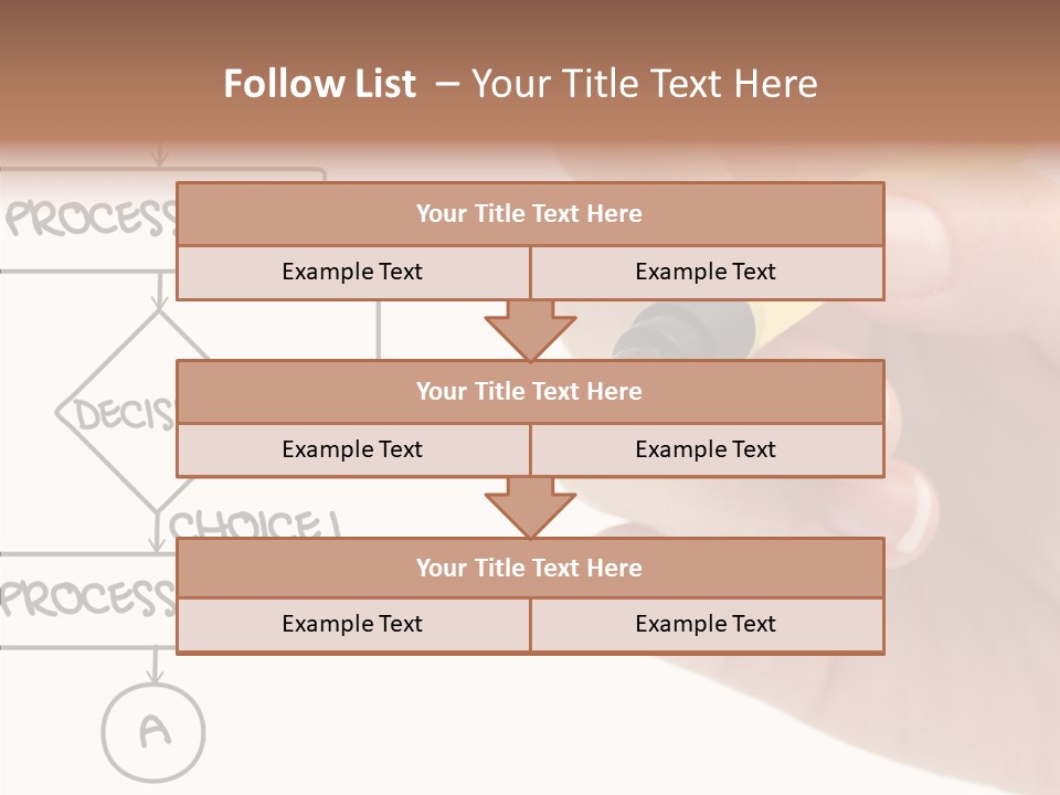 White Hand Holding Hands PowerPoint Template