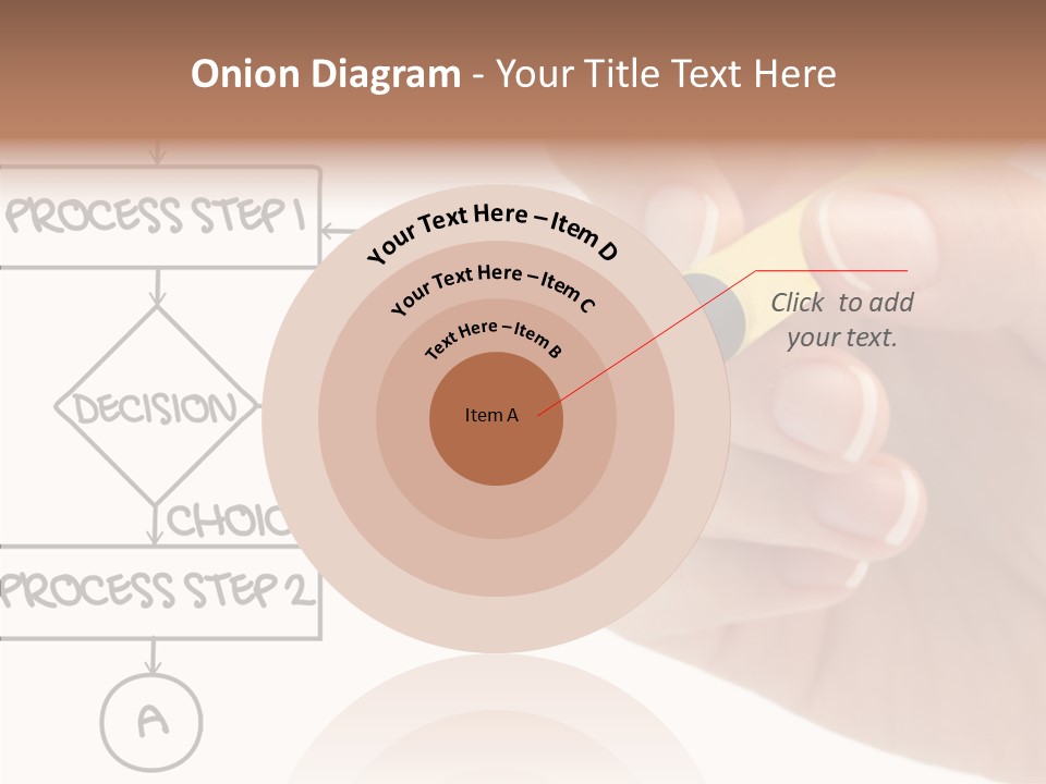 White Hand Holding Hands PowerPoint Template