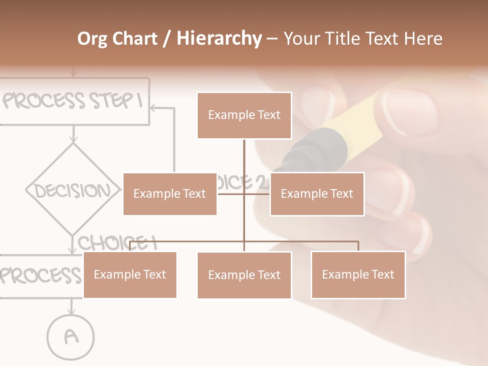 White Hand Holding Hands PowerPoint Template