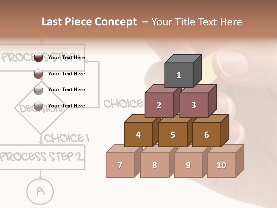 White Hand Holding Hands PowerPoint Template