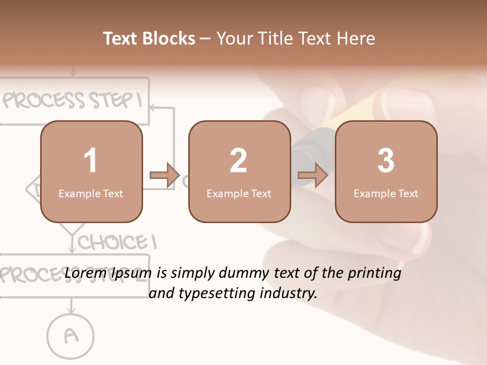 White Hand Holding Hands PowerPoint Template