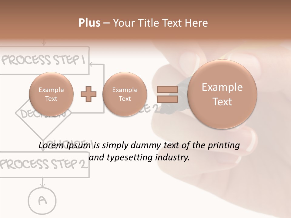 White Hand Holding Hands PowerPoint Template