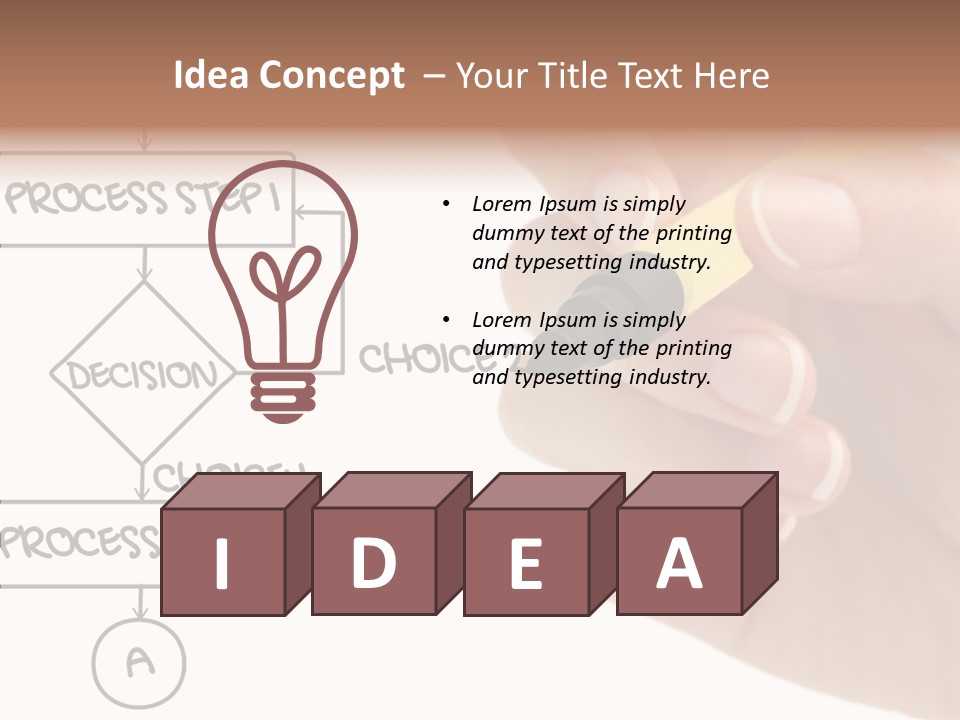 White Hand Holding Hands PowerPoint Template