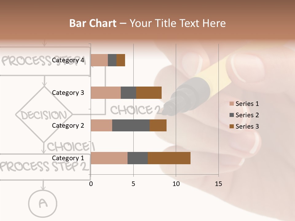 White Hand Holding Hands PowerPoint Template