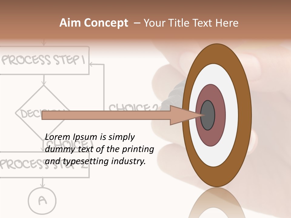 White Hand Holding Hands PowerPoint Template
