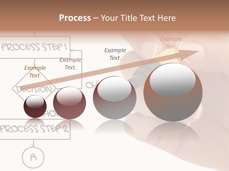 White Hand Holding Hands PowerPoint Template