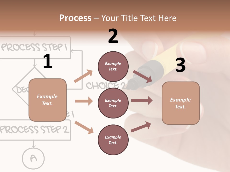 White Hand Holding Hands PowerPoint Template