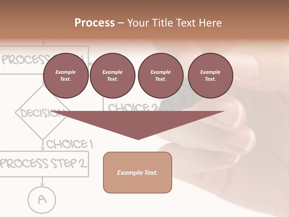 White Hand Holding Hands PowerPoint Template