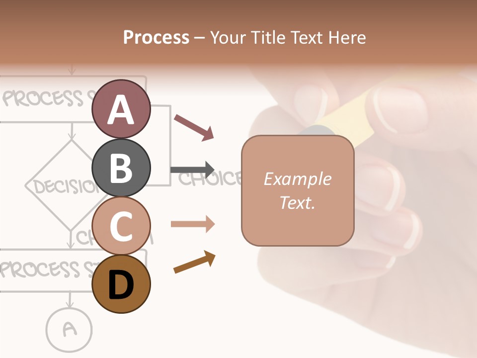 White Hand Holding Hands PowerPoint Template