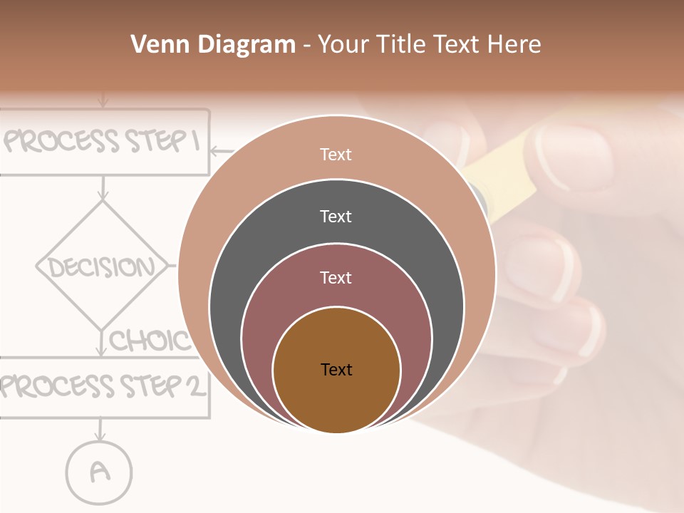 White Hand Holding Hands PowerPoint Template
