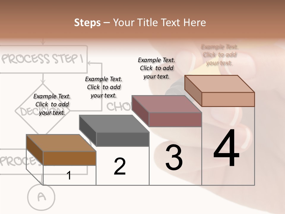 White Hand Holding Hands PowerPoint Template