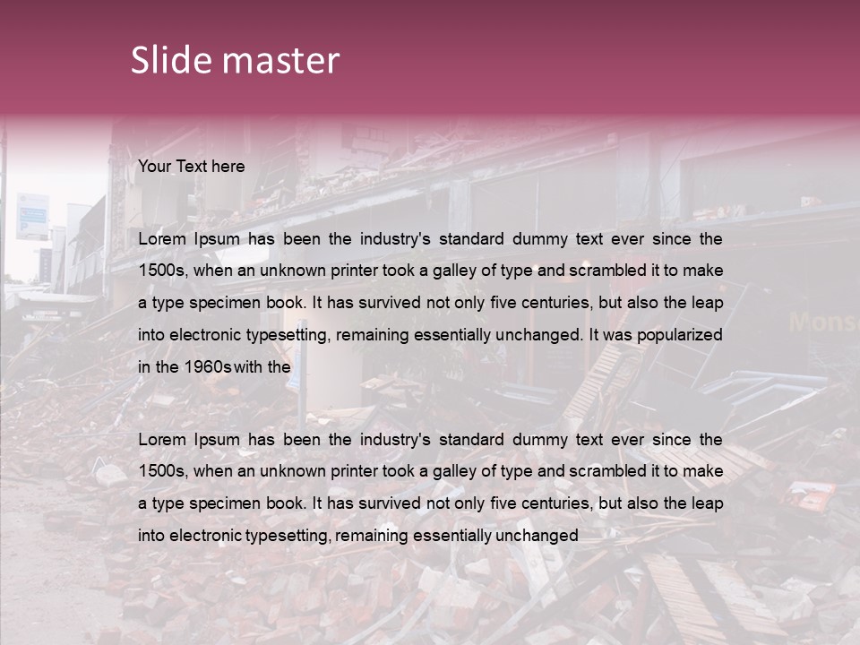 Elderly Elder Two PowerPoint Template