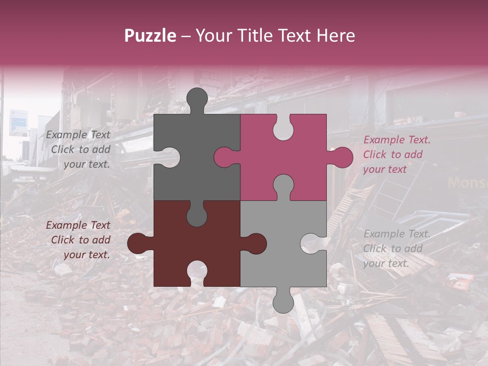 Elderly Elder Two PowerPoint Template