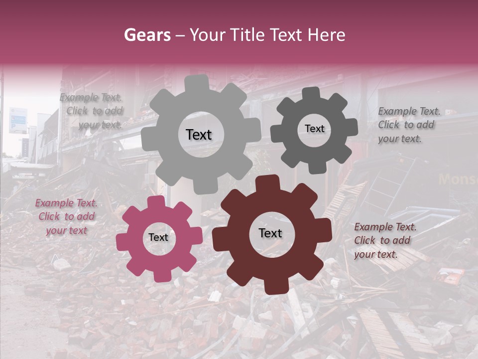 Elderly Elder Two PowerPoint Template