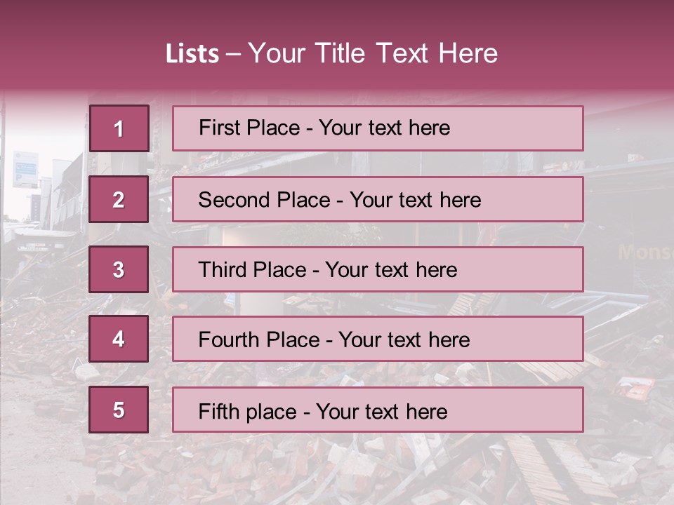 Elderly Elder Two PowerPoint Template