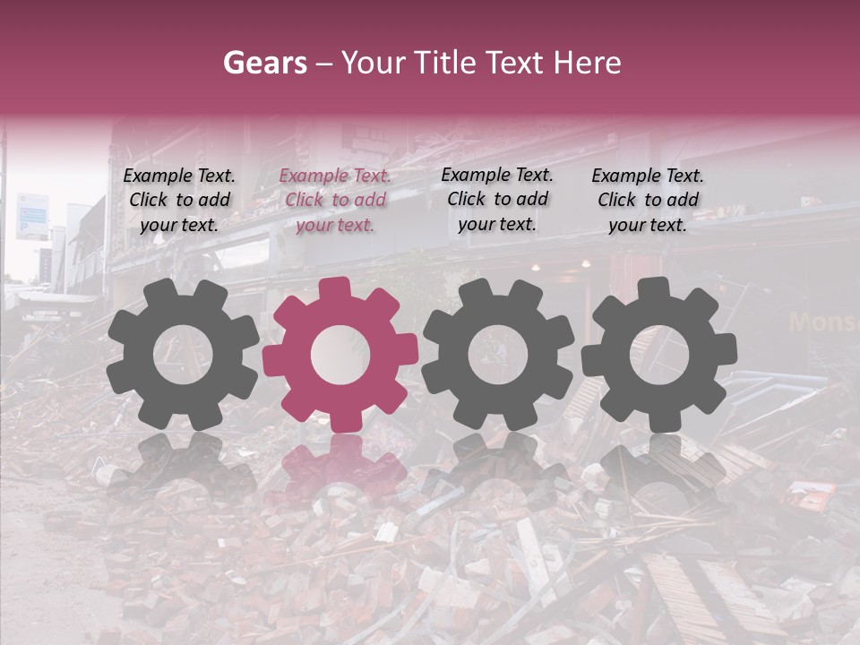 Elderly Elder Two PowerPoint Template