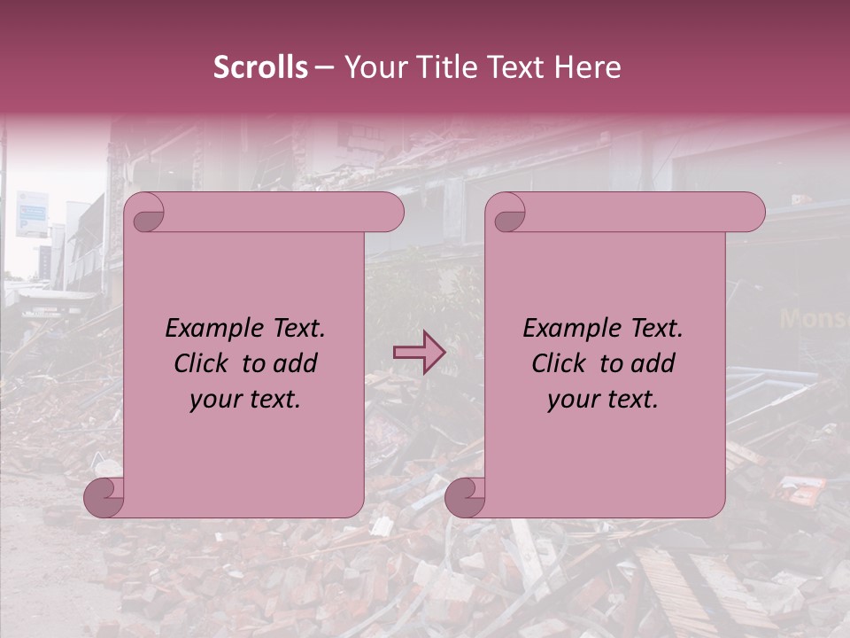 Elderly Elder Two PowerPoint Template