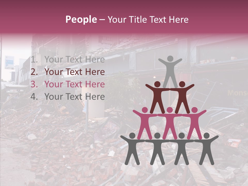 Elderly Elder Two PowerPoint Template