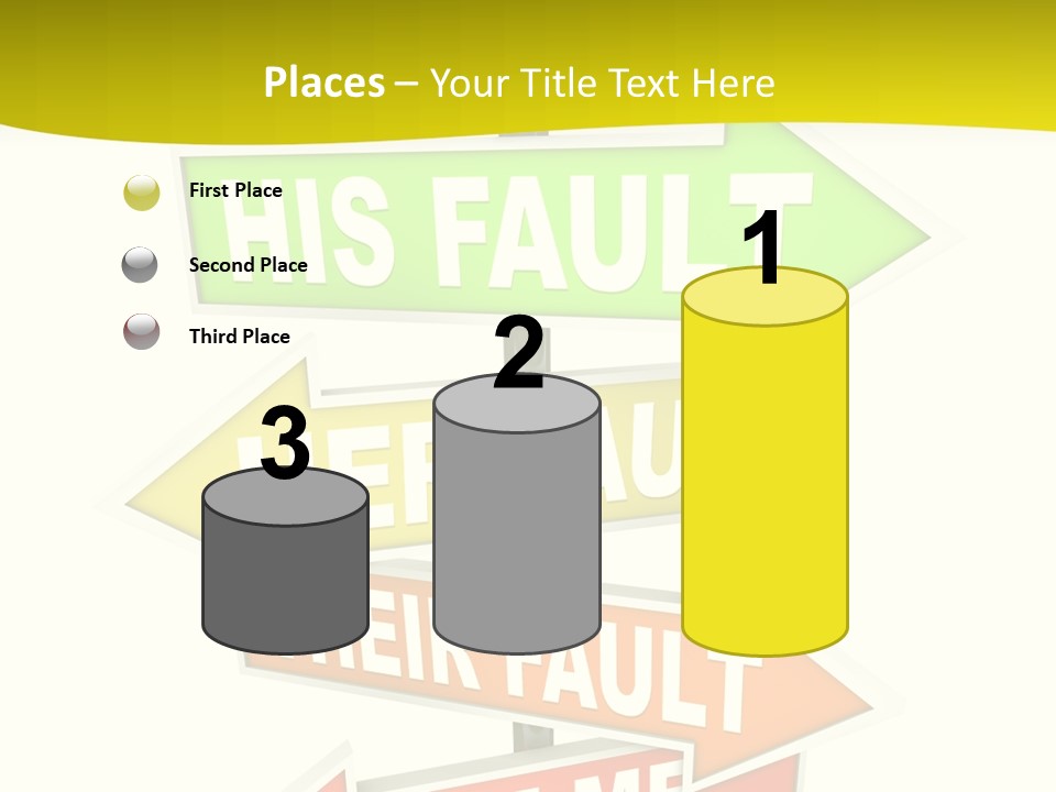 White Closeup Senior PowerPoint Template