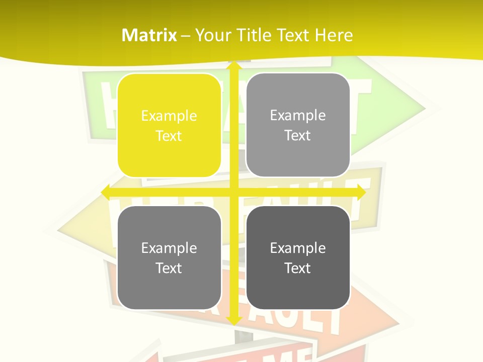 White Closeup Senior PowerPoint Template