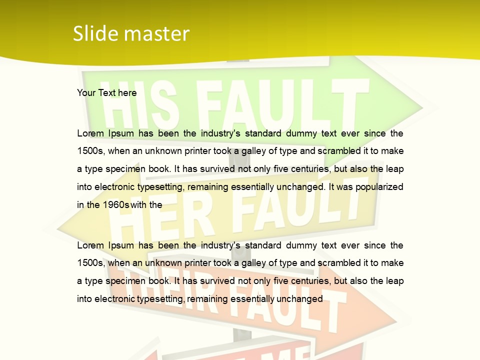 White Closeup Senior PowerPoint Template