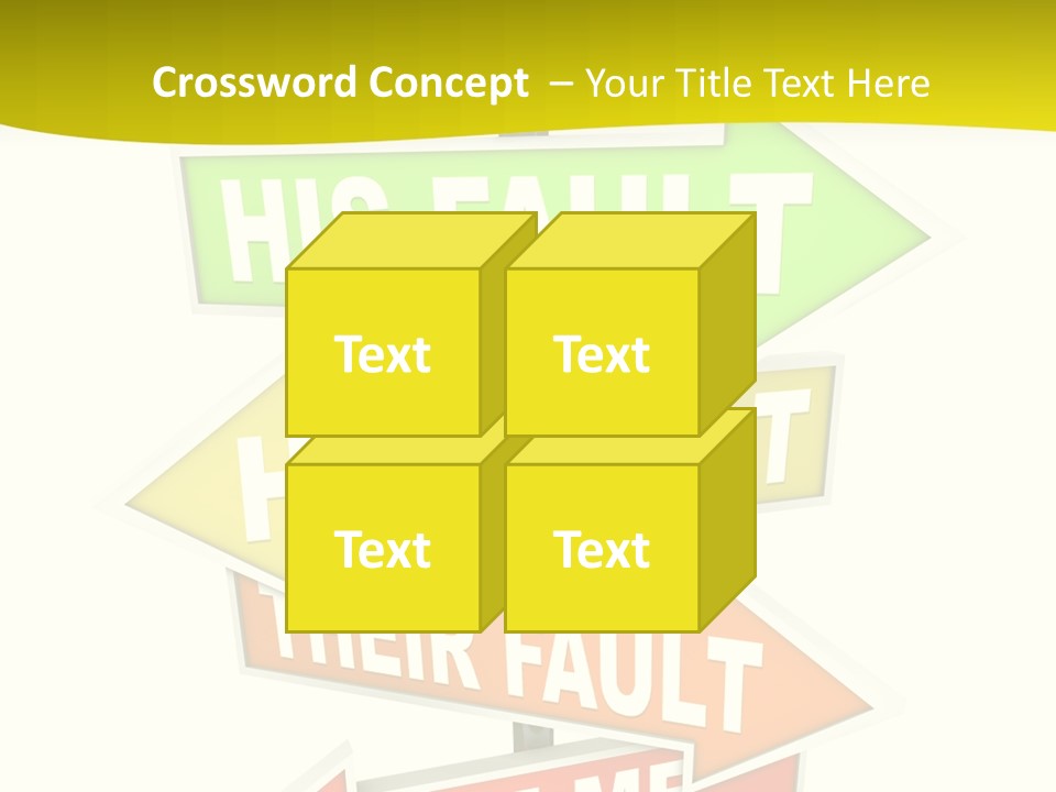 White Closeup Senior PowerPoint Template