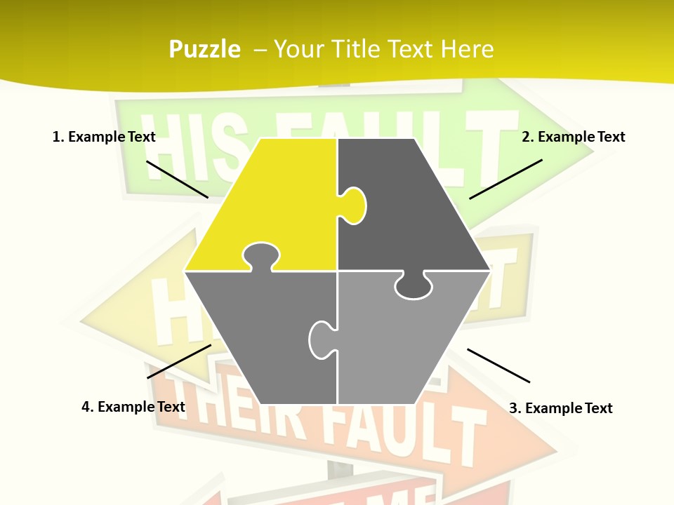 White Closeup Senior PowerPoint Template