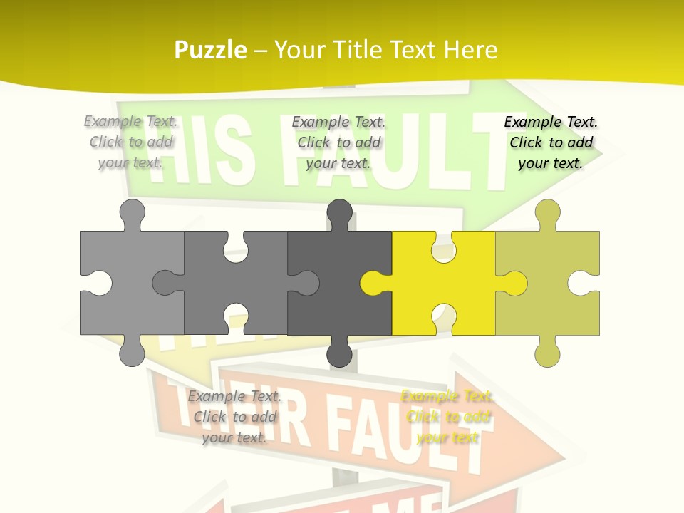 White Closeup Senior PowerPoint Template