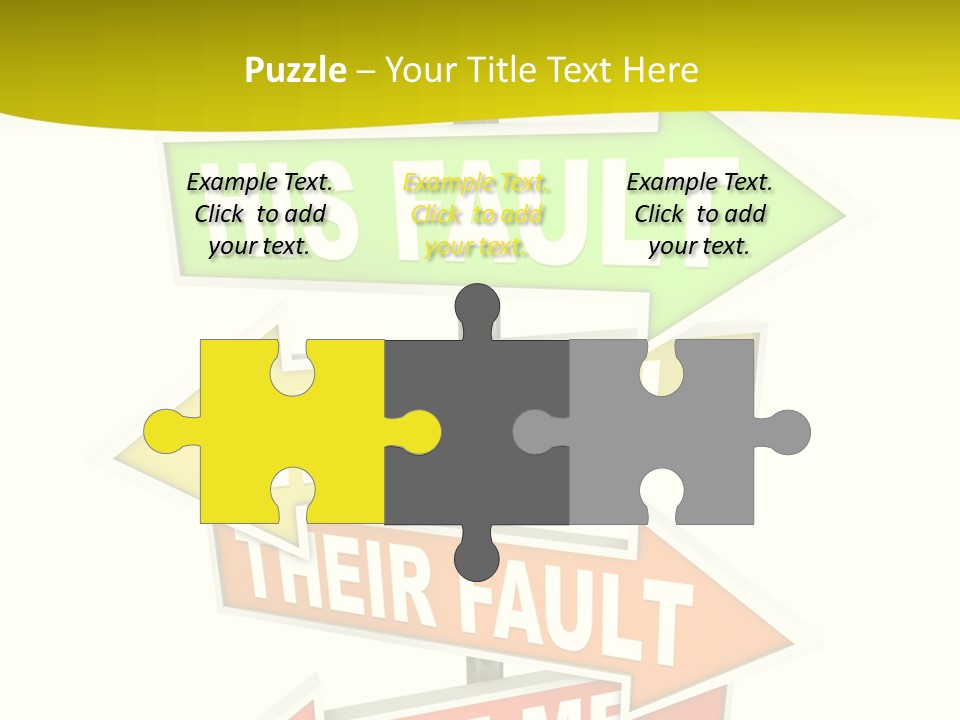 White Closeup Senior PowerPoint Template