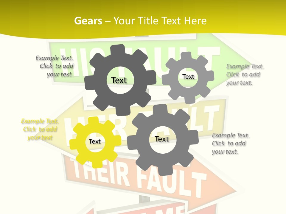 White Closeup Senior PowerPoint Template