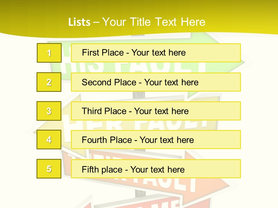 White Closeup Senior PowerPoint Template