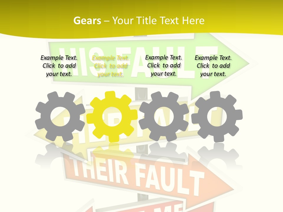 White Closeup Senior PowerPoint Template